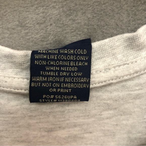 U.S. Polo Assn. Men’s Heathered Crew Neck Grey Medium - Picture 5 of 7